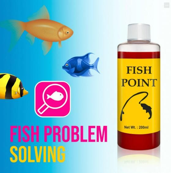 FISH POINT - NATURAL BAIT FOR FISH 200ML (Pack of 2)