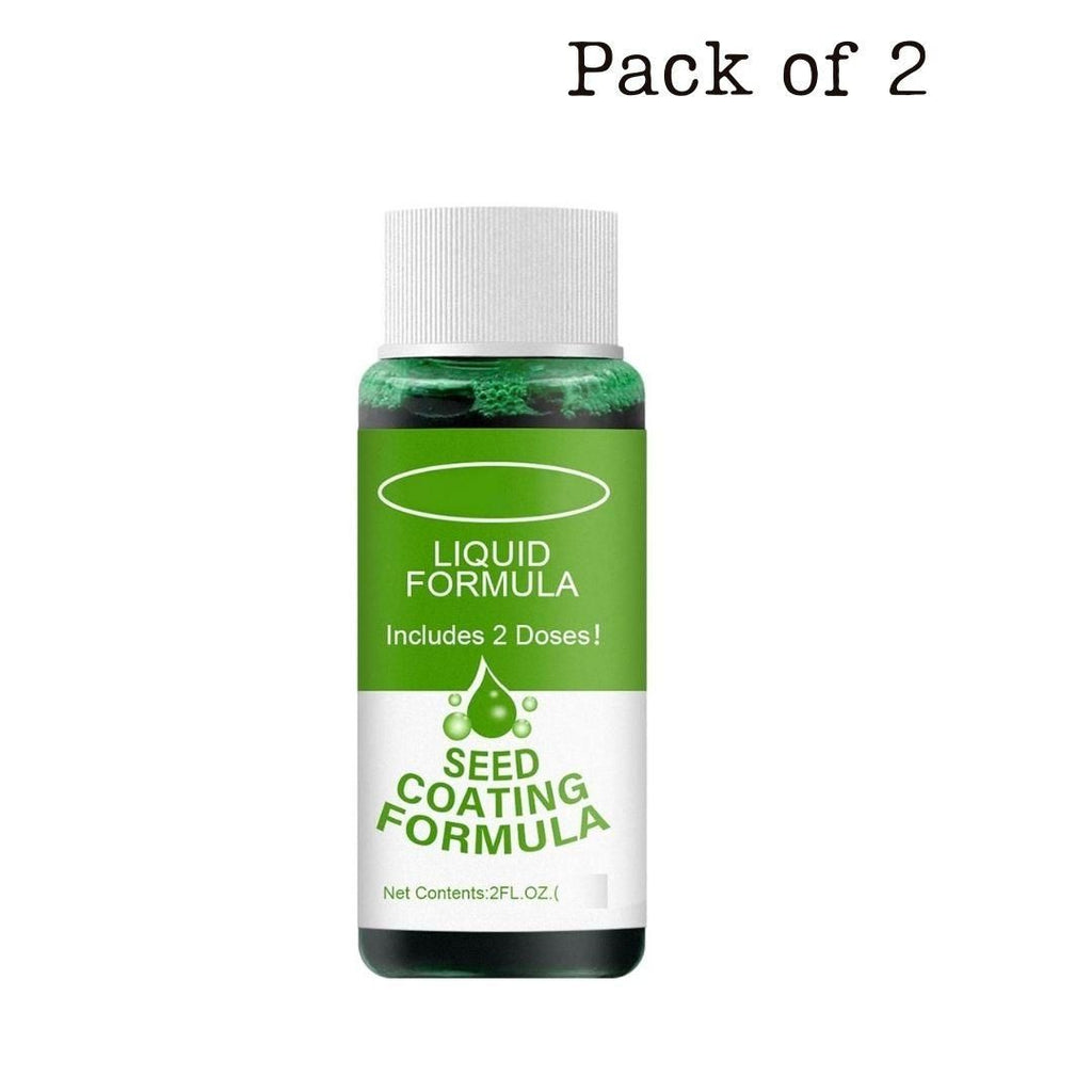 Seed Coating Formula, Green Grass Lawn Spray Pack of 2 (60ml)