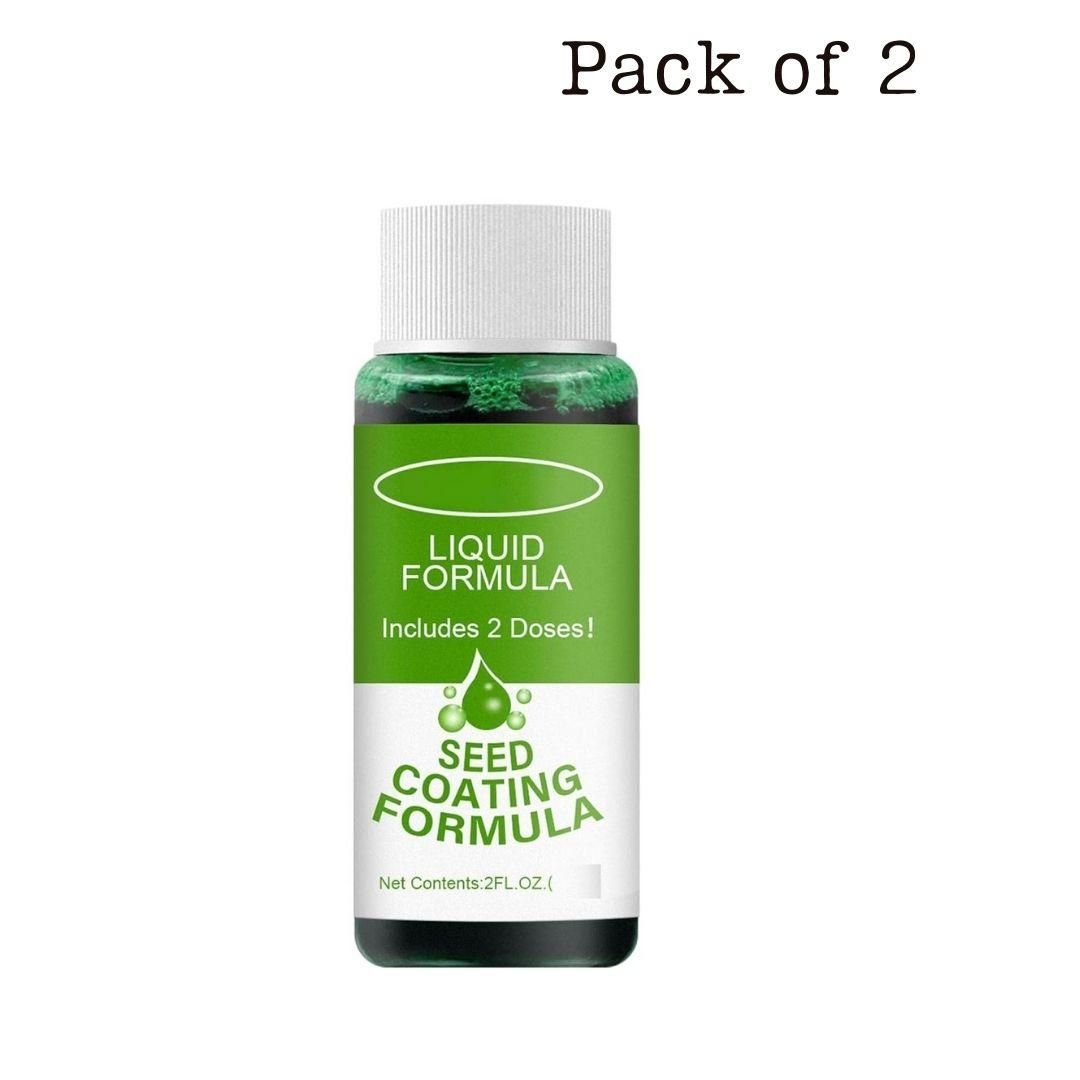 Seed Coating Formula, Green Grass Lawn Spray Pack of 2 (60ml)