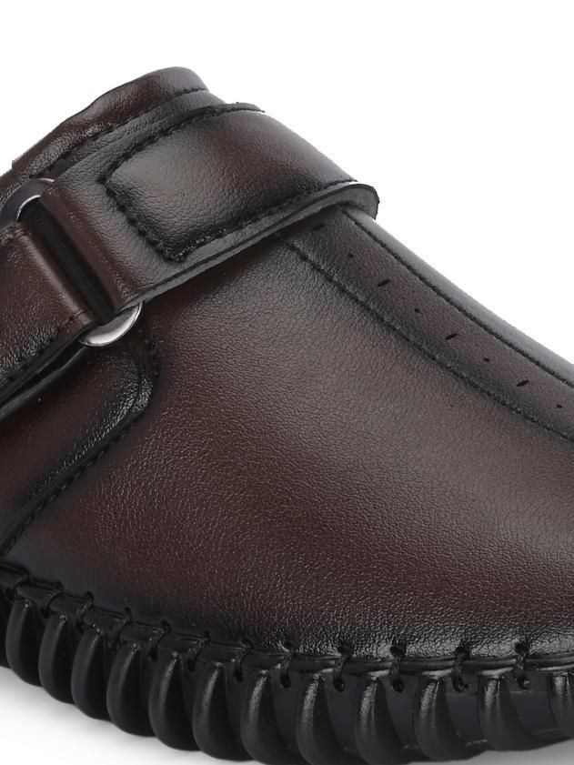 Men's Bantu Style Brown Loafer Casual Shoes