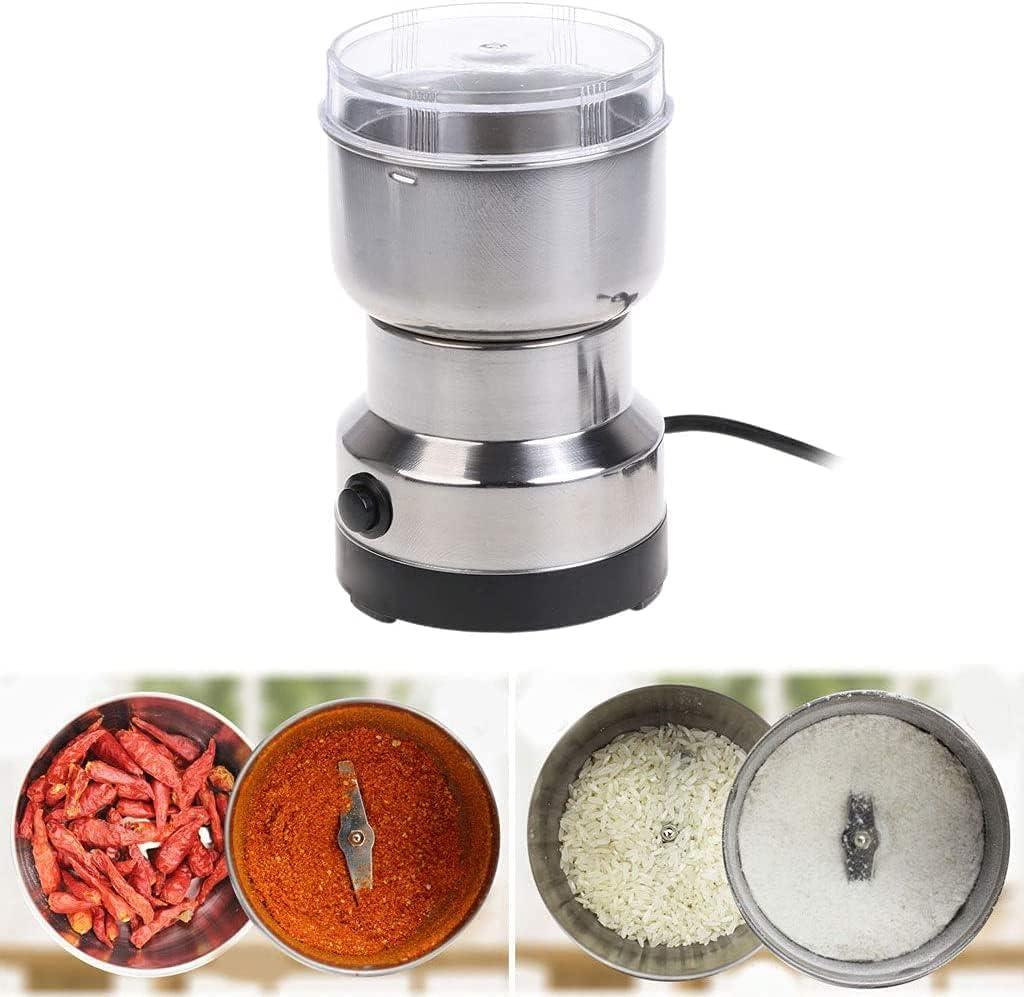 Electric Smash Machine – Multifunction Portable Food & Coffee Bean Grinder (300W, Stainless Steel + ABS) ✨🫘