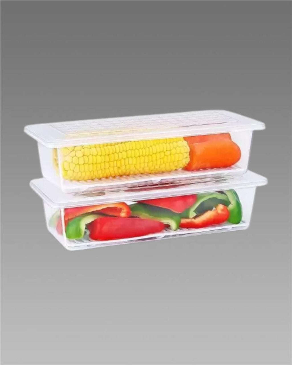 Fridge Storage Containers Box (Pack of 2) 🧊🍱