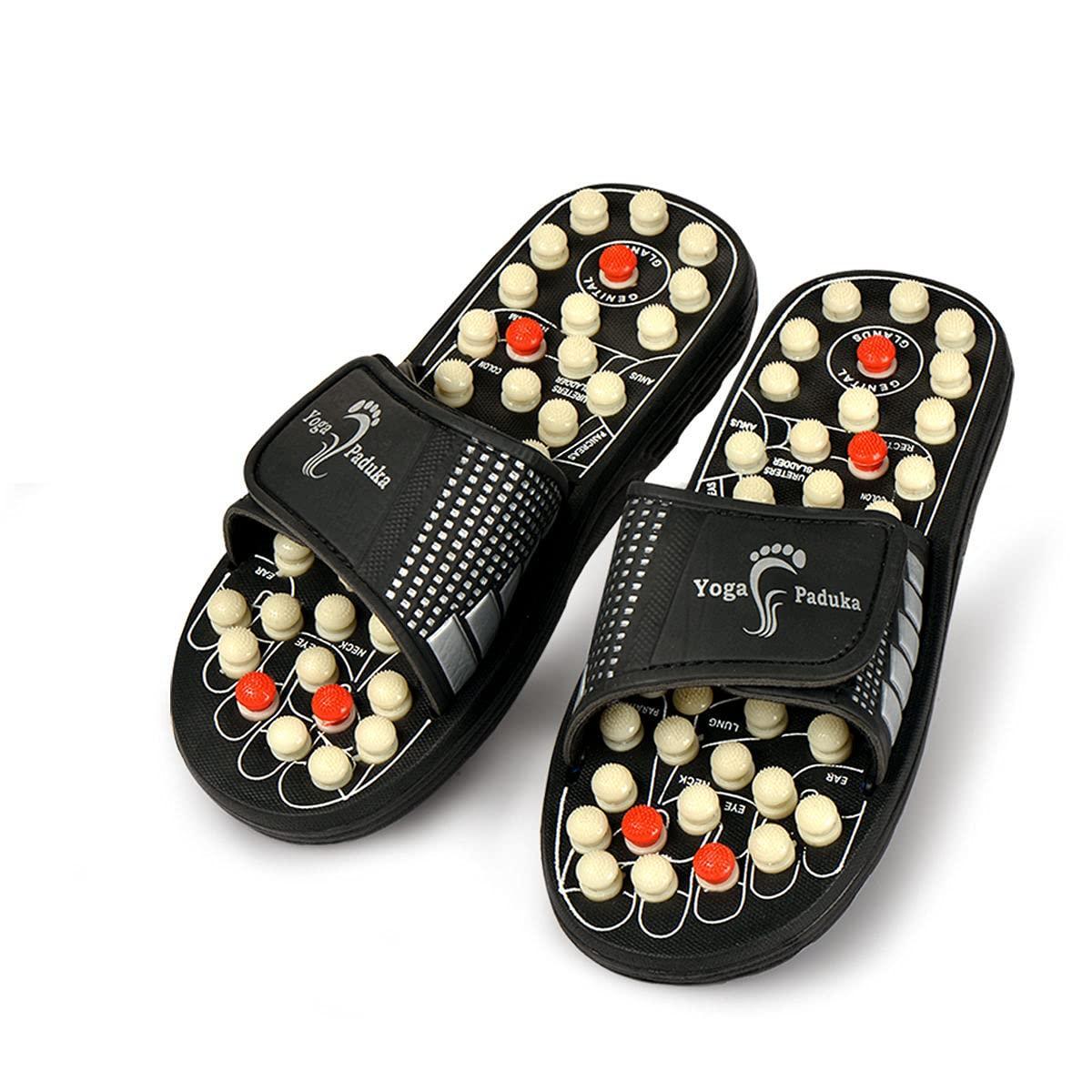 Manual Spring Acupressure and Magnetic Therapy Paduka Slippers