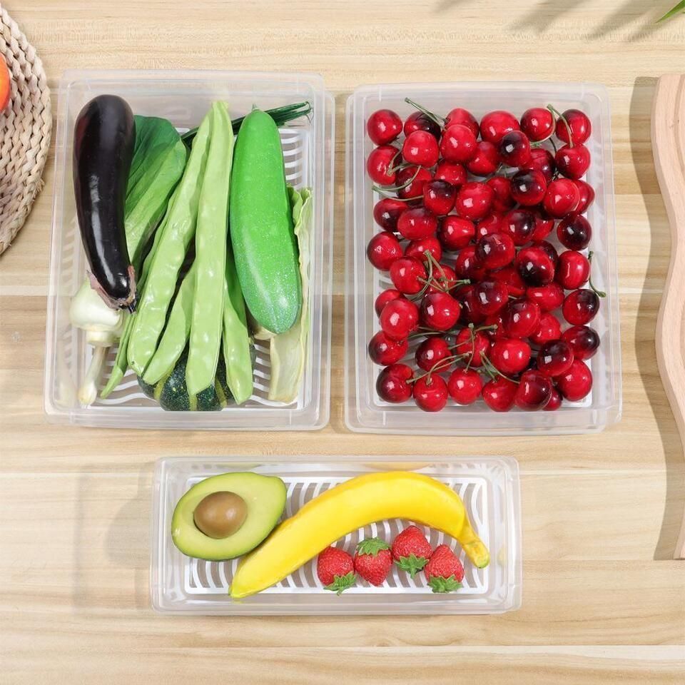 Fridge Storage Containers Box (Pack of 2) 🧊🍱