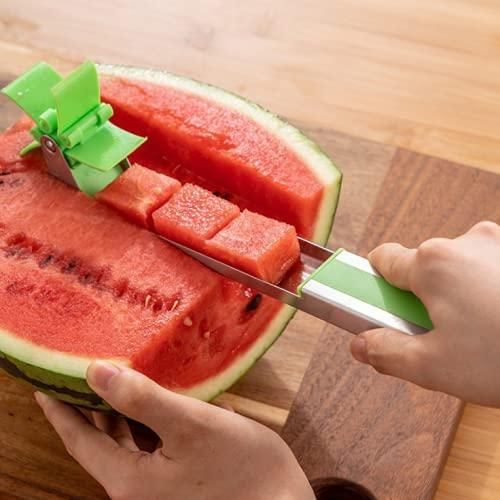 Stainless Steel Watermelon Slicer – (Pack of 1) 🍉🔪