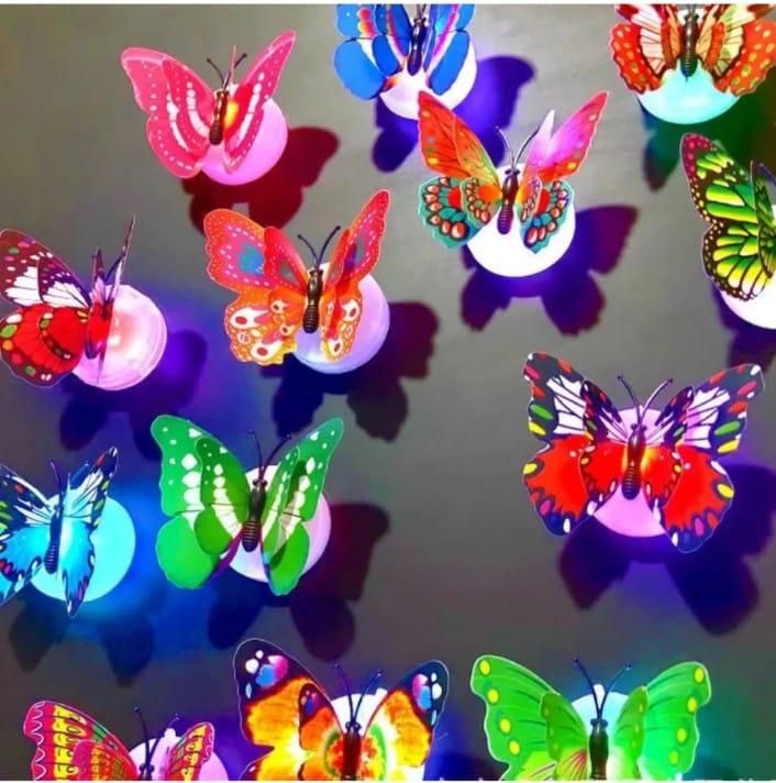 3D Butterfly Led Light for Home Decoration (Pack of 3)