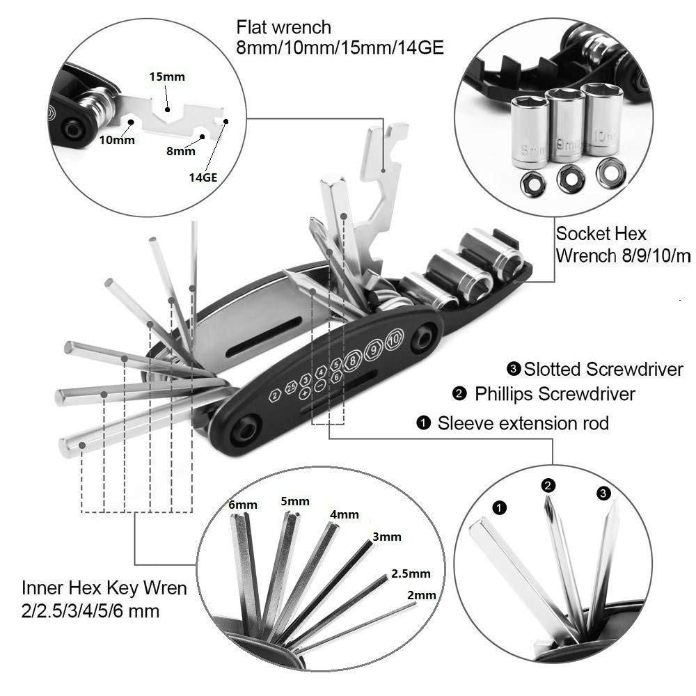 15 in 1 Multipurpose Tool Kit –  Home, Cycle, Bike & Outdoor Repairs 🔧🧰