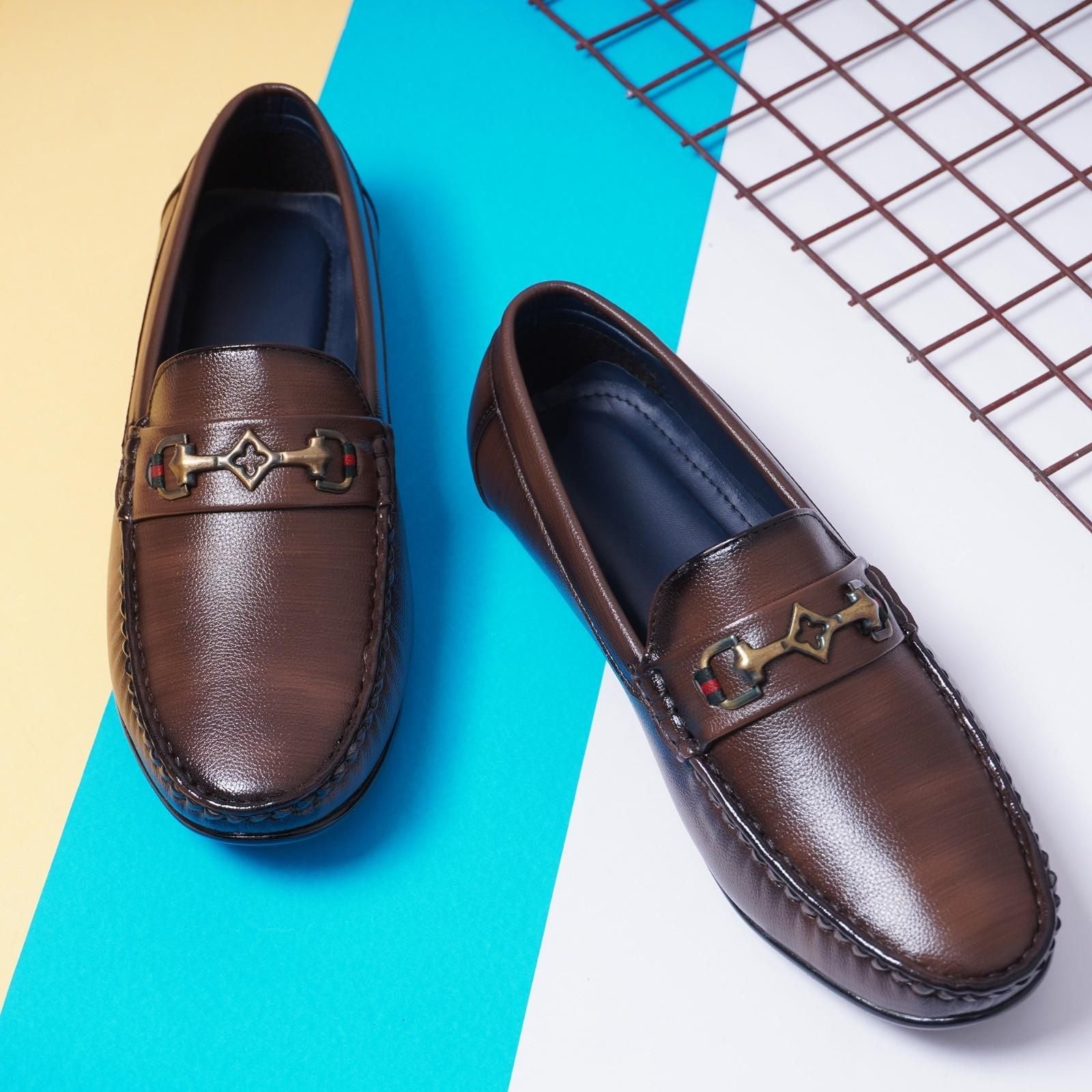 💼 Men’s Formal Vegan Loafers 👞 | Brown | Style That Cares!