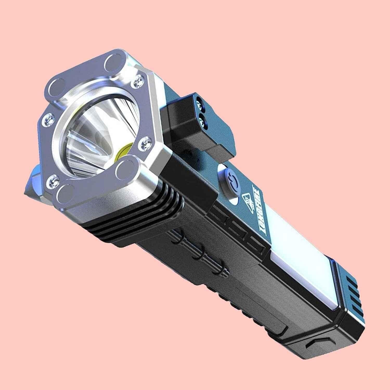 Portable Rechargeable Torch LED Flashlight 🔦💥