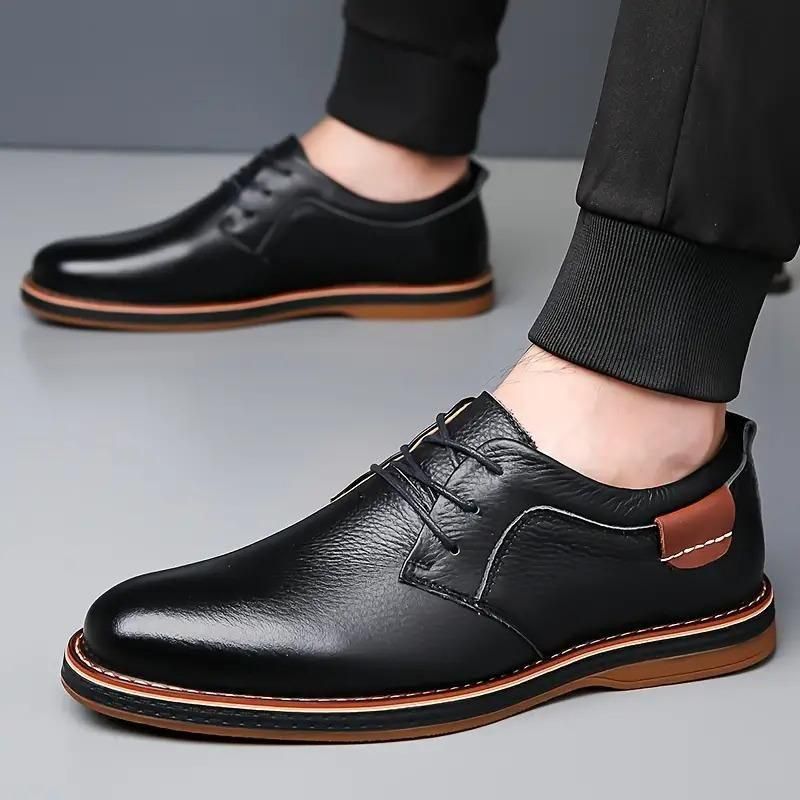 Men's Derby Party Lace Up Casual Shoes 👞✨