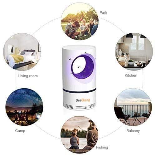 Electronic LED Mosquito Killer Trap Lamp with USB – Chemical-Free Insect Zapper ⚡🌙