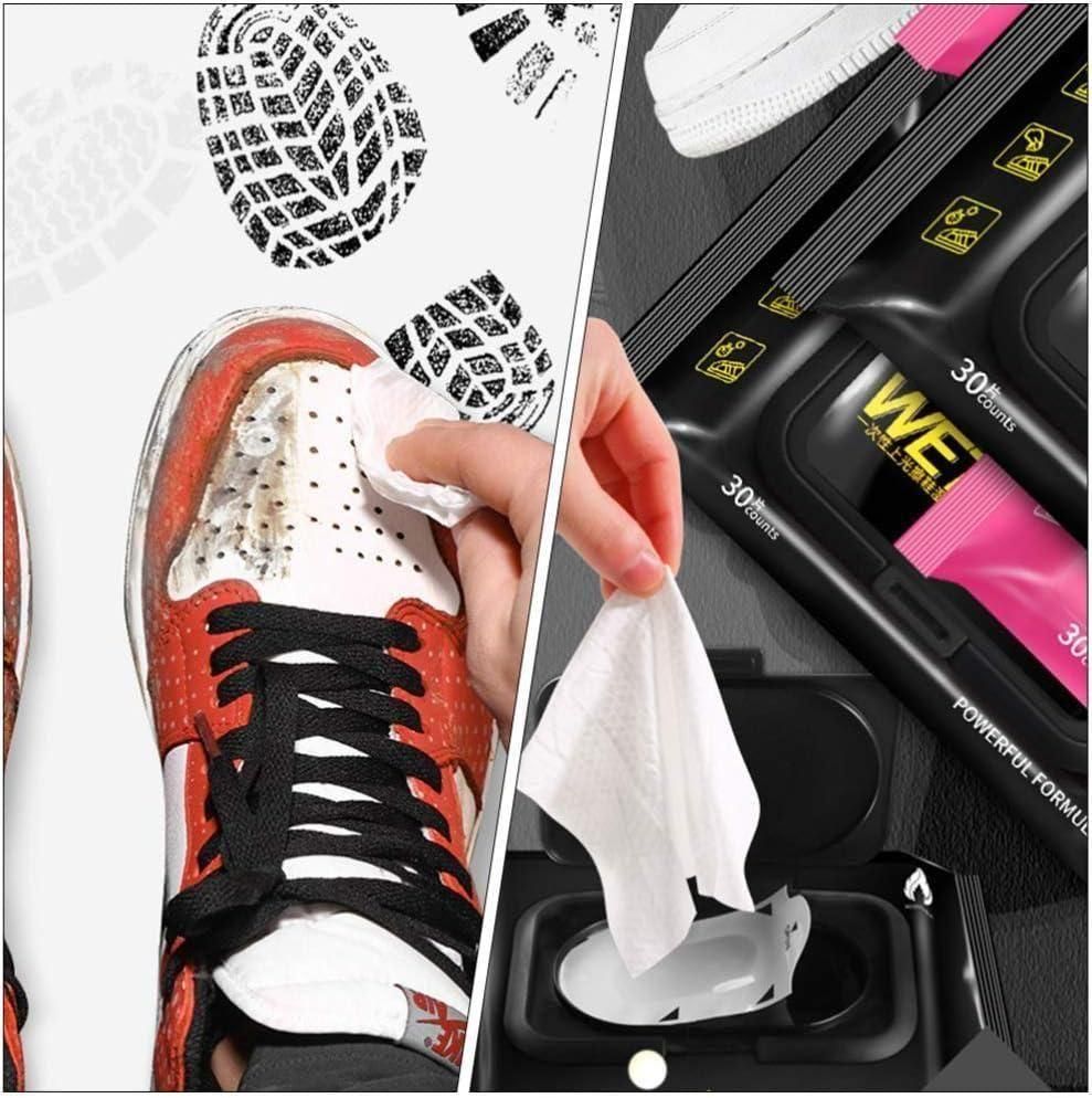 Natural Sneaker & Shoe Cleaner Wipes - 1 Packs of 80 👟✨