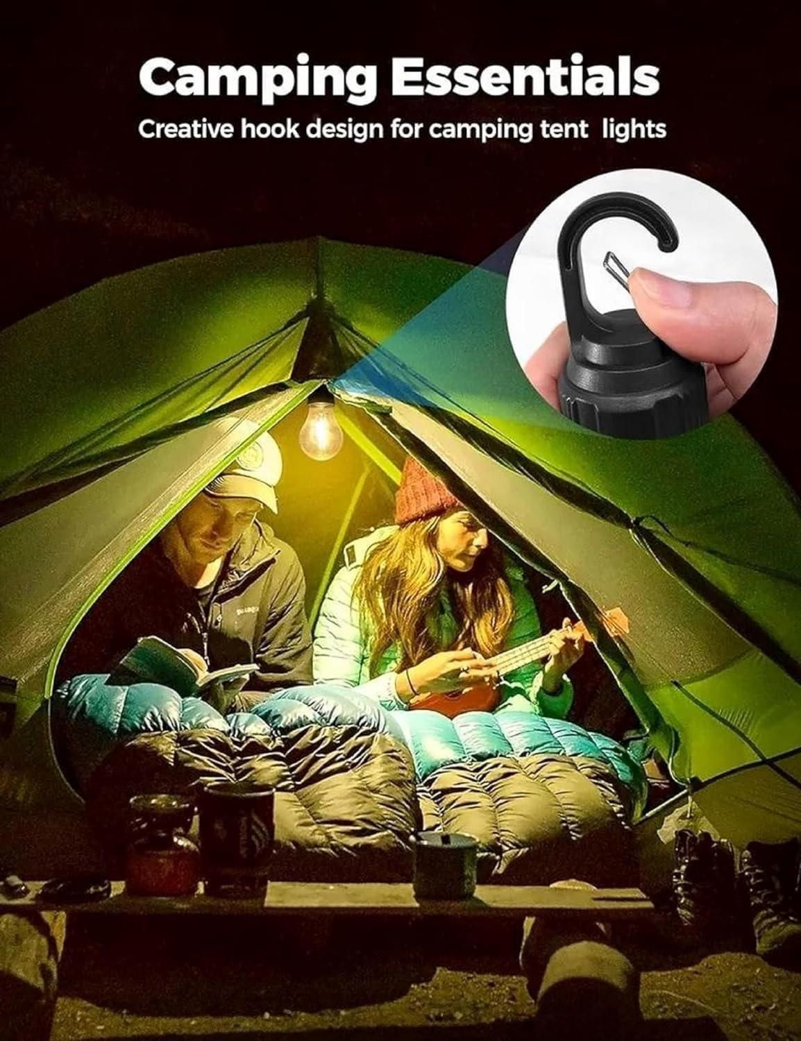 💡 Decorative Hanging Camping Lights 🏞️ | 3 Brightness Modes | Set of 2