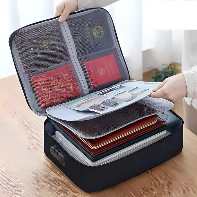💧 Portable Waterproof File Storage Bag ✈️ | Perfect Travel Companion