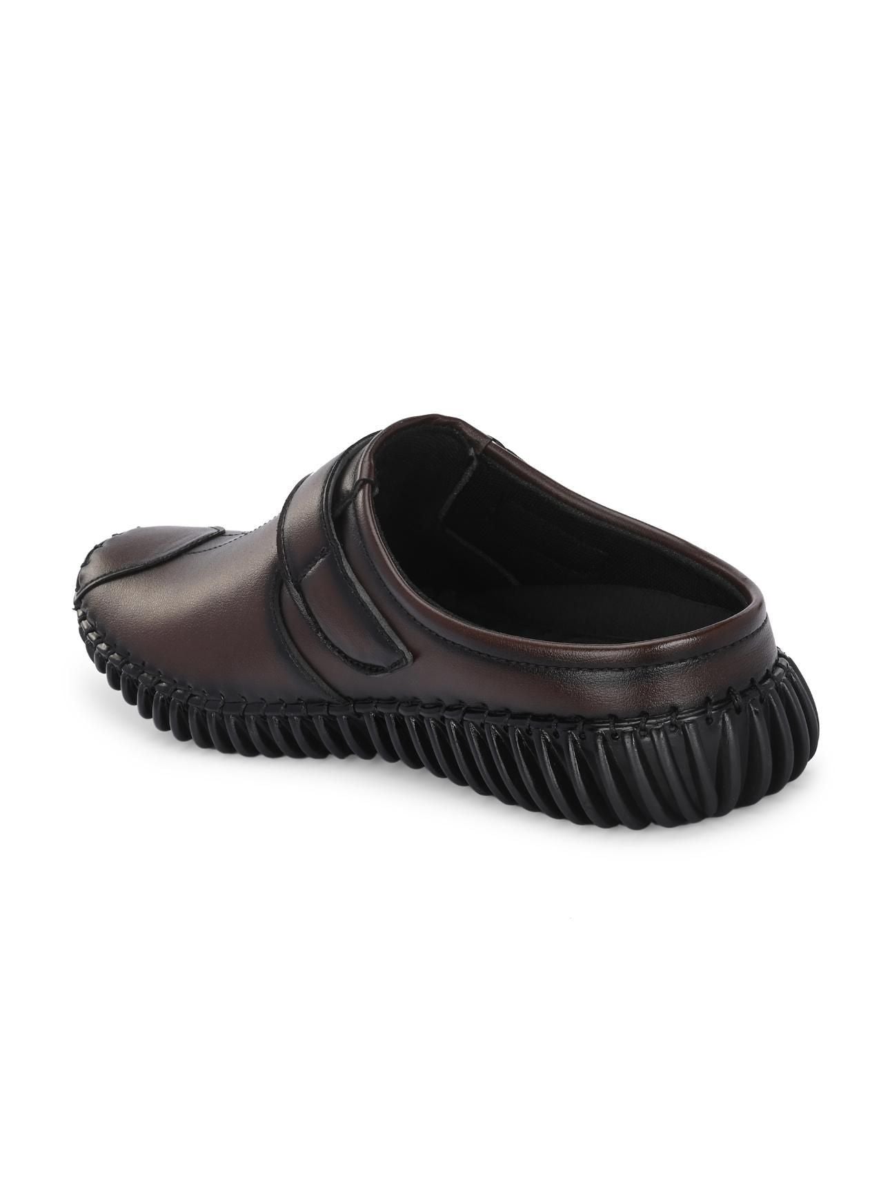 Men's Bantu Style Brown Loafer Casual Shoes