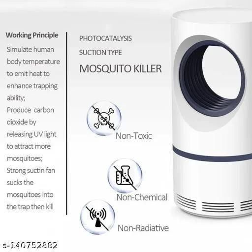 Electronic LED Mosquito Killer Trap Lamp with USB – Chemical-Free Insect Zapper ⚡🌙