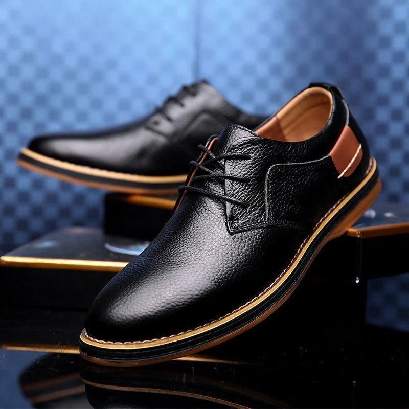Men's Derby Party Lace Up Casual Shoes 👞✨