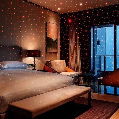 USB Star Ceiling Light ❤️✨ | Romantic Red Sky for Your Car!