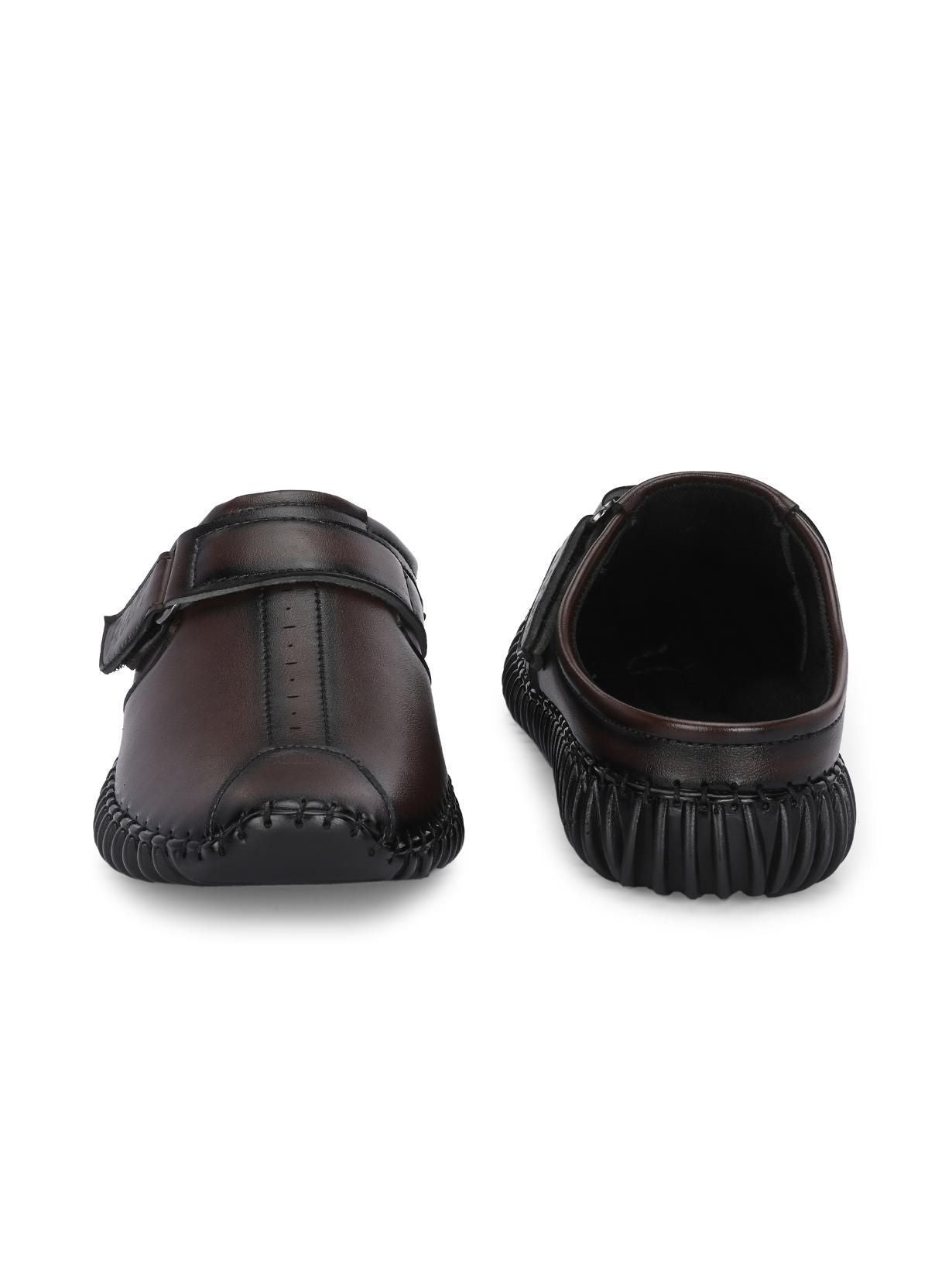 Men's Bantu Style Brown Loafer Casual Shoes