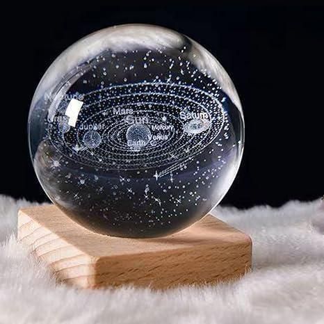 3D Crystal Lamp Ball 💡🌙