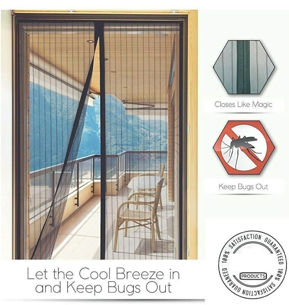 Foldable Mosquito Door Net (Assorted Color)