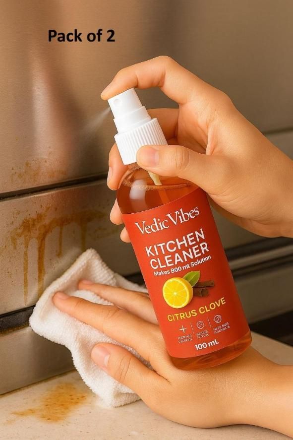 Multipurpose Kitchen Cleaner Spray – Pack of 2 🍳