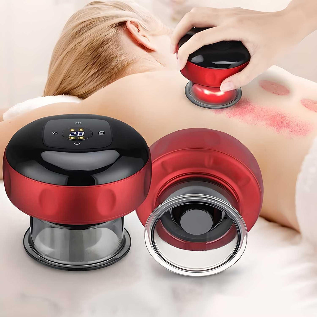 Electric Cupping Therapy Machine with 12-Level Temperature & Suction Control ⚡🔌