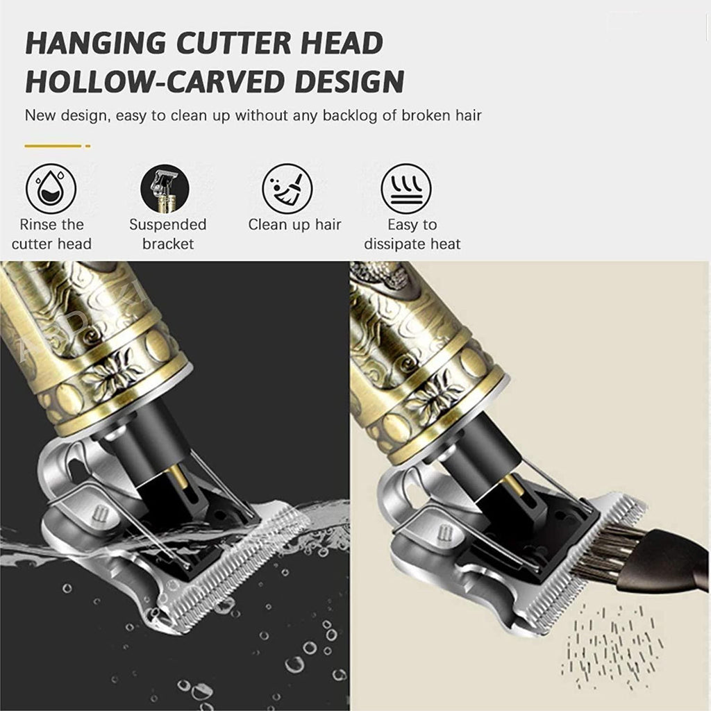 Hair Trimmer For Men Buddha Style Trimmer - Professional Hair Clipper(Golden)