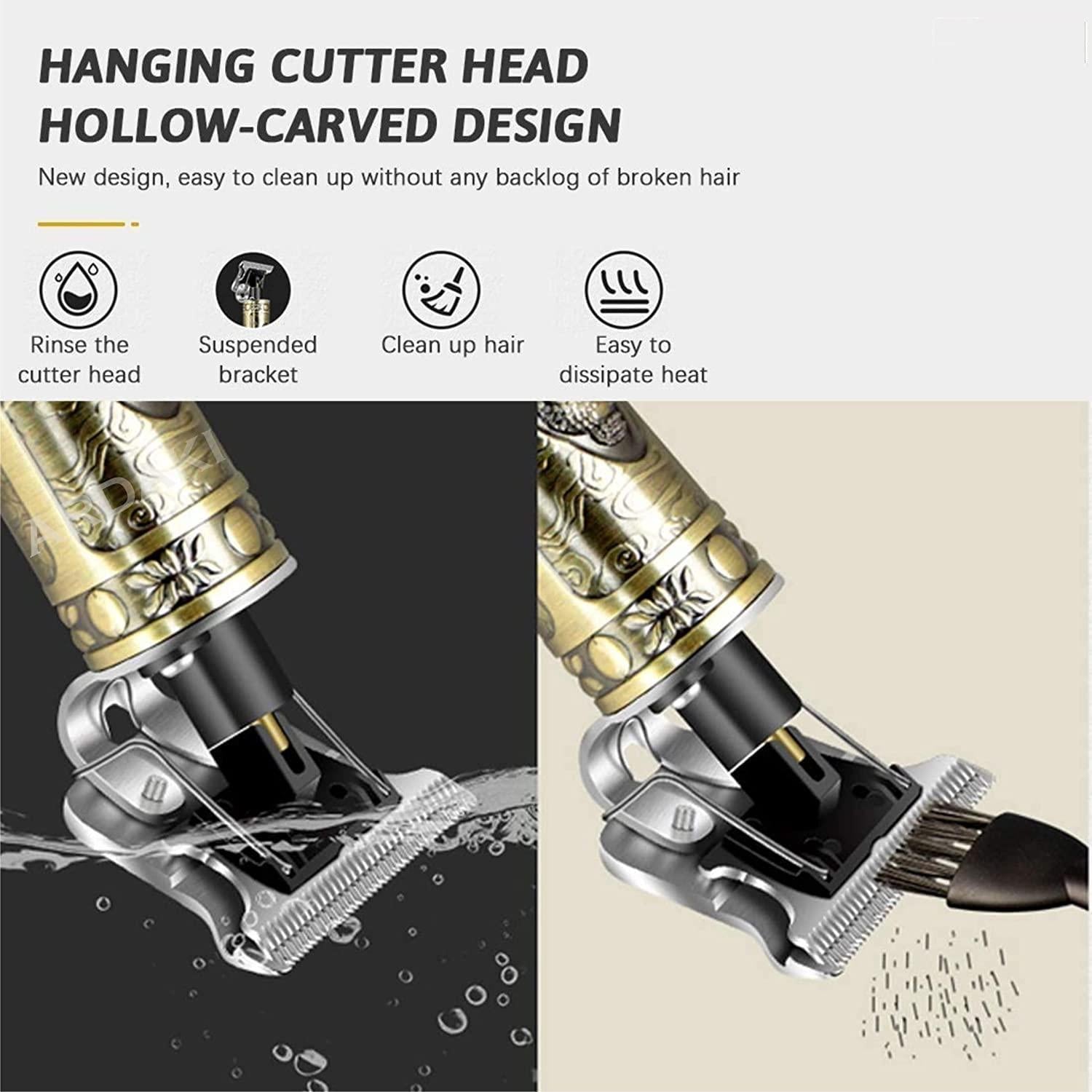 Hair Trimmer For Men Buddha Style Trimmer - Professional Hair Clipper(Golden)