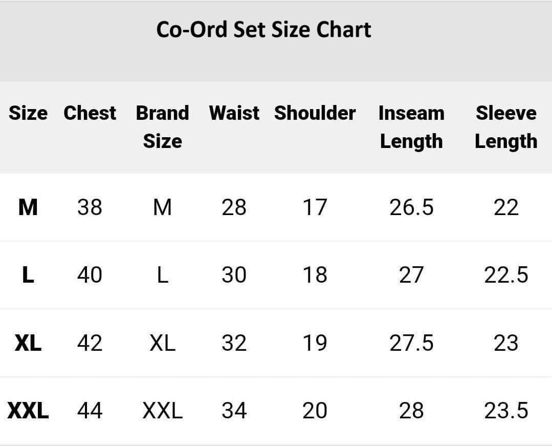 Men's Caudrauy Co-Ord Set Black 🖤