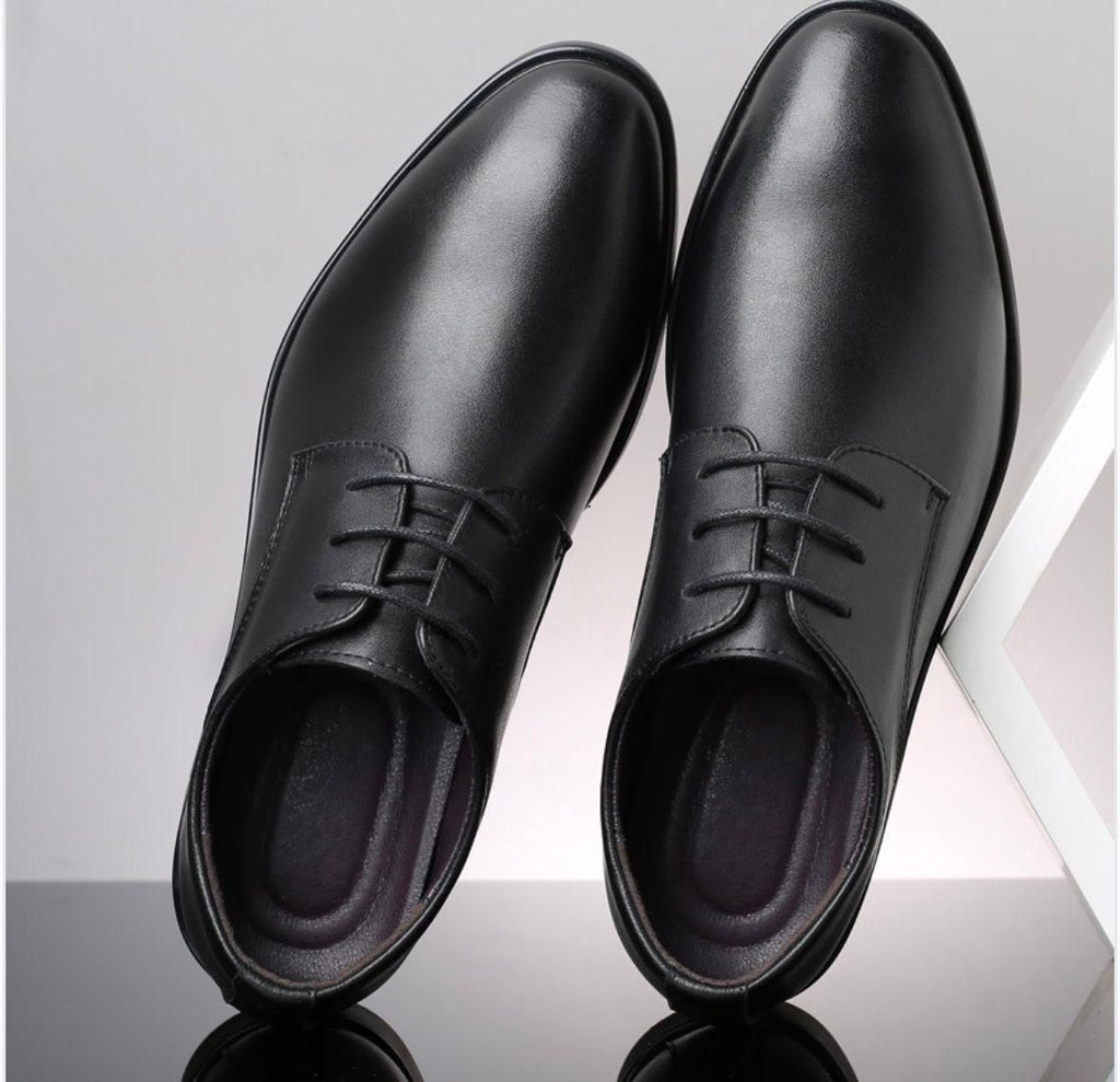 Men's Smart Formal Shoes – Black | Classic Elegance with Modern Comfort 👞