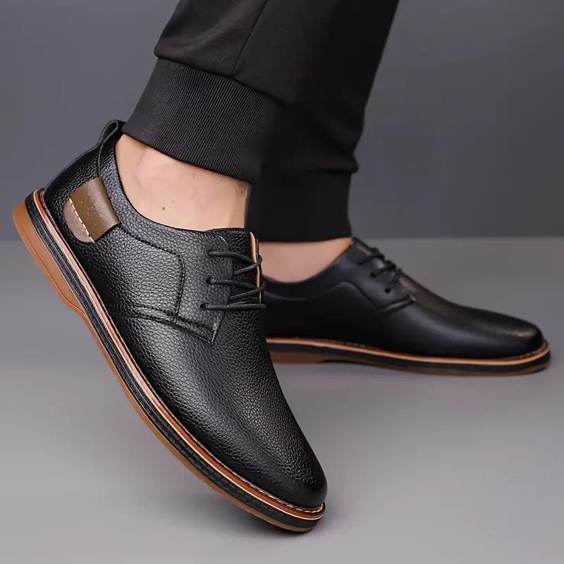 Men's Derby Party Lace Up Casual Shoes 👞✨