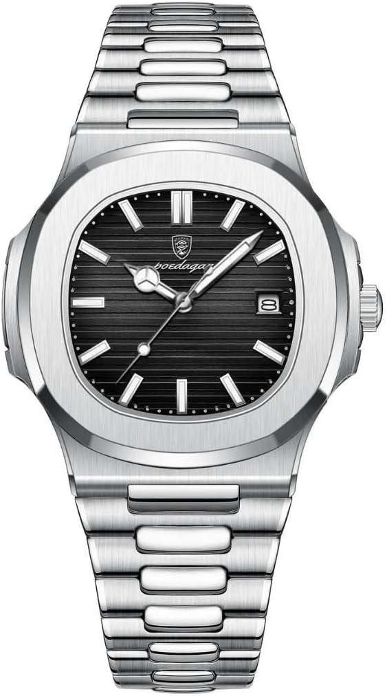 ⌚ Luxury Watch 💎 | Timeless Stainless Steel Elegance