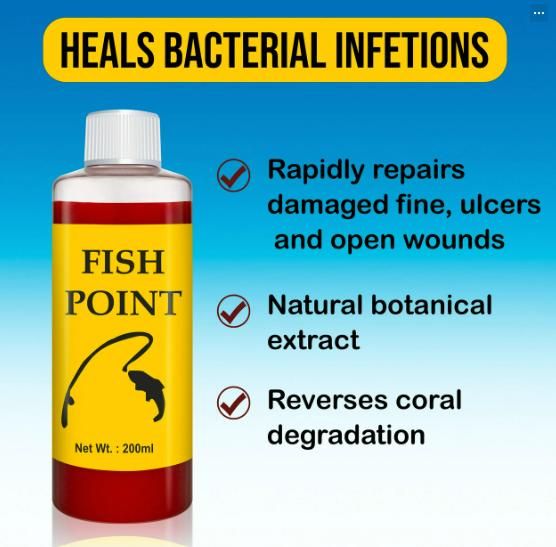 FISH POINT - NATURAL BAIT FOR FISH 200ML (Pack of 2)