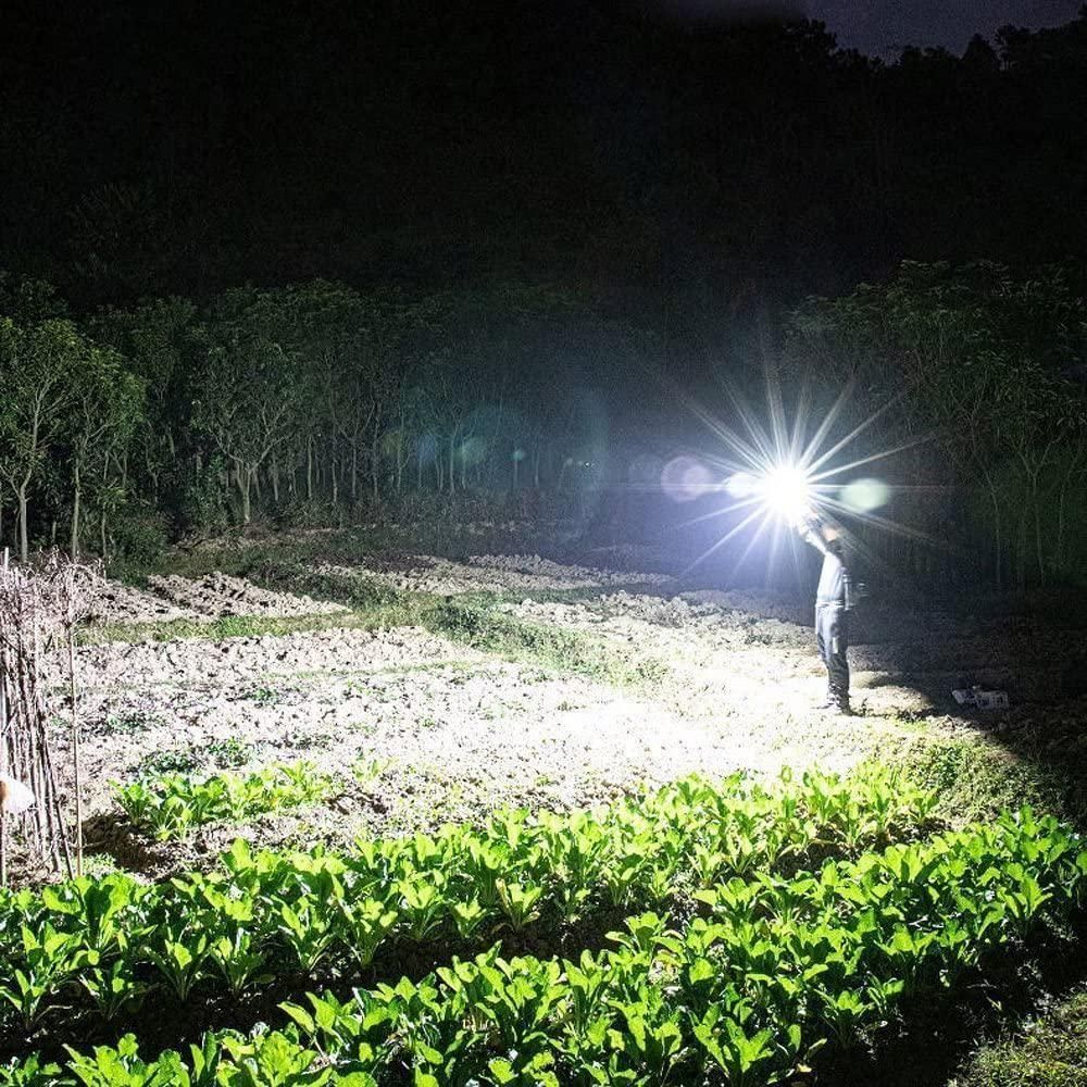 Portable Rechargeable Torch LED Flashlight 🔦💥
