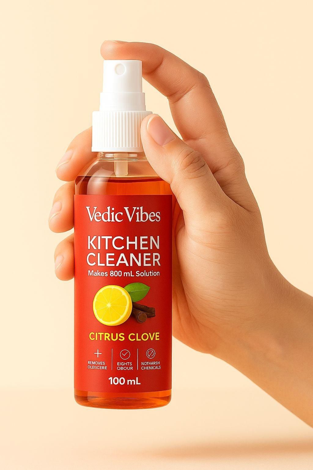 Multipurpose Kitchen Cleaner Spray – Pack of 2 🍳