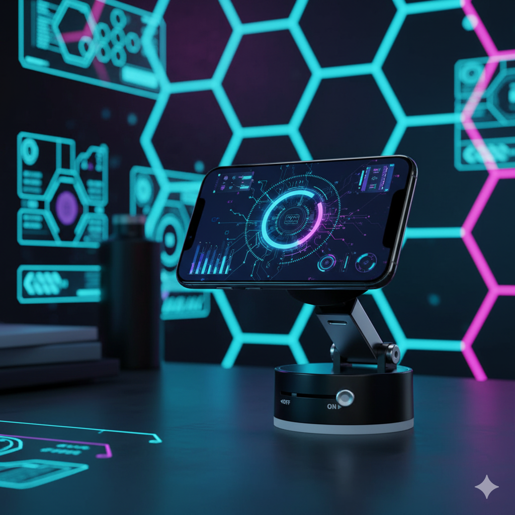 Vaccum Magnetic Suction | Phone Holder📱