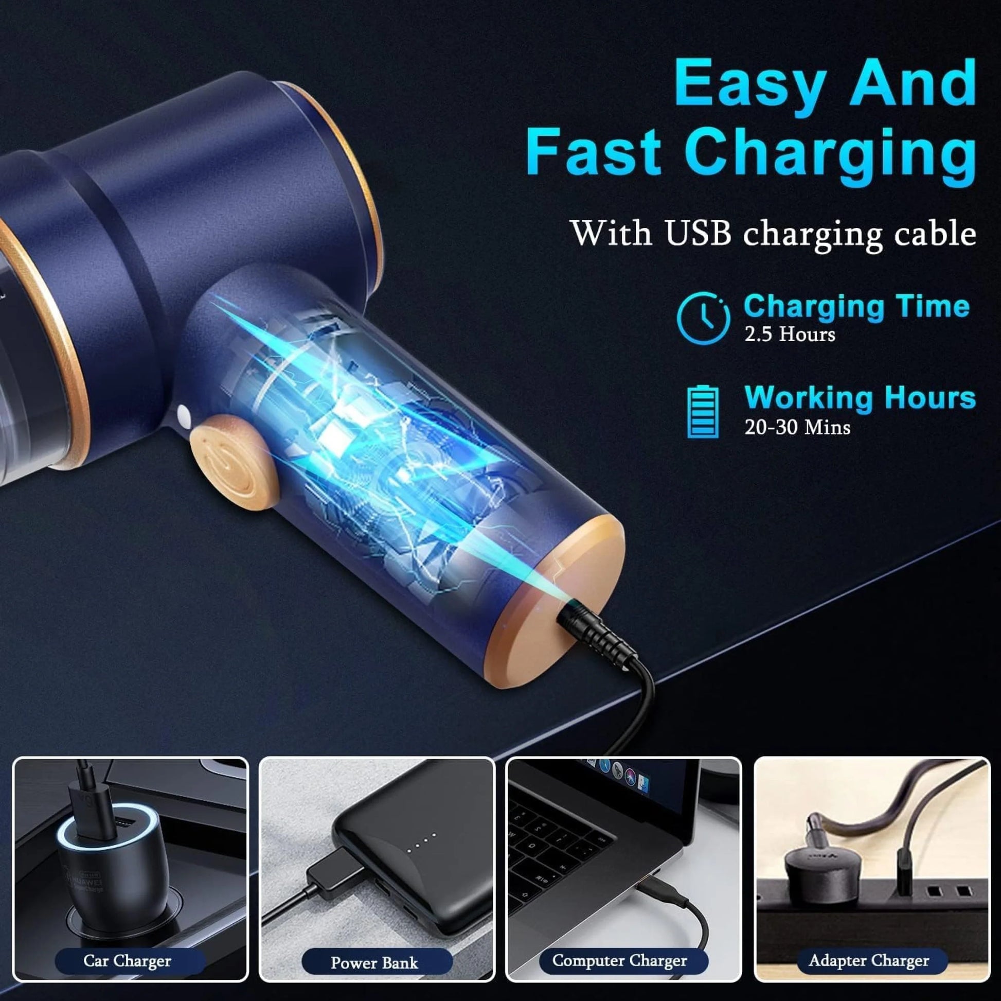 Air Duster Wireless 2 in 1 Vacuum Cleaner