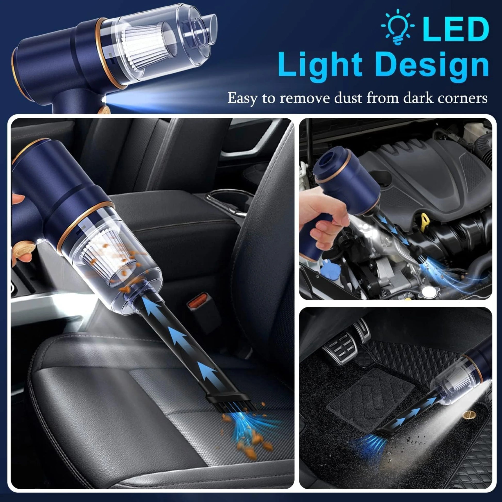 Air Duster Wireless 2 in 1 Vacuum Cleaner