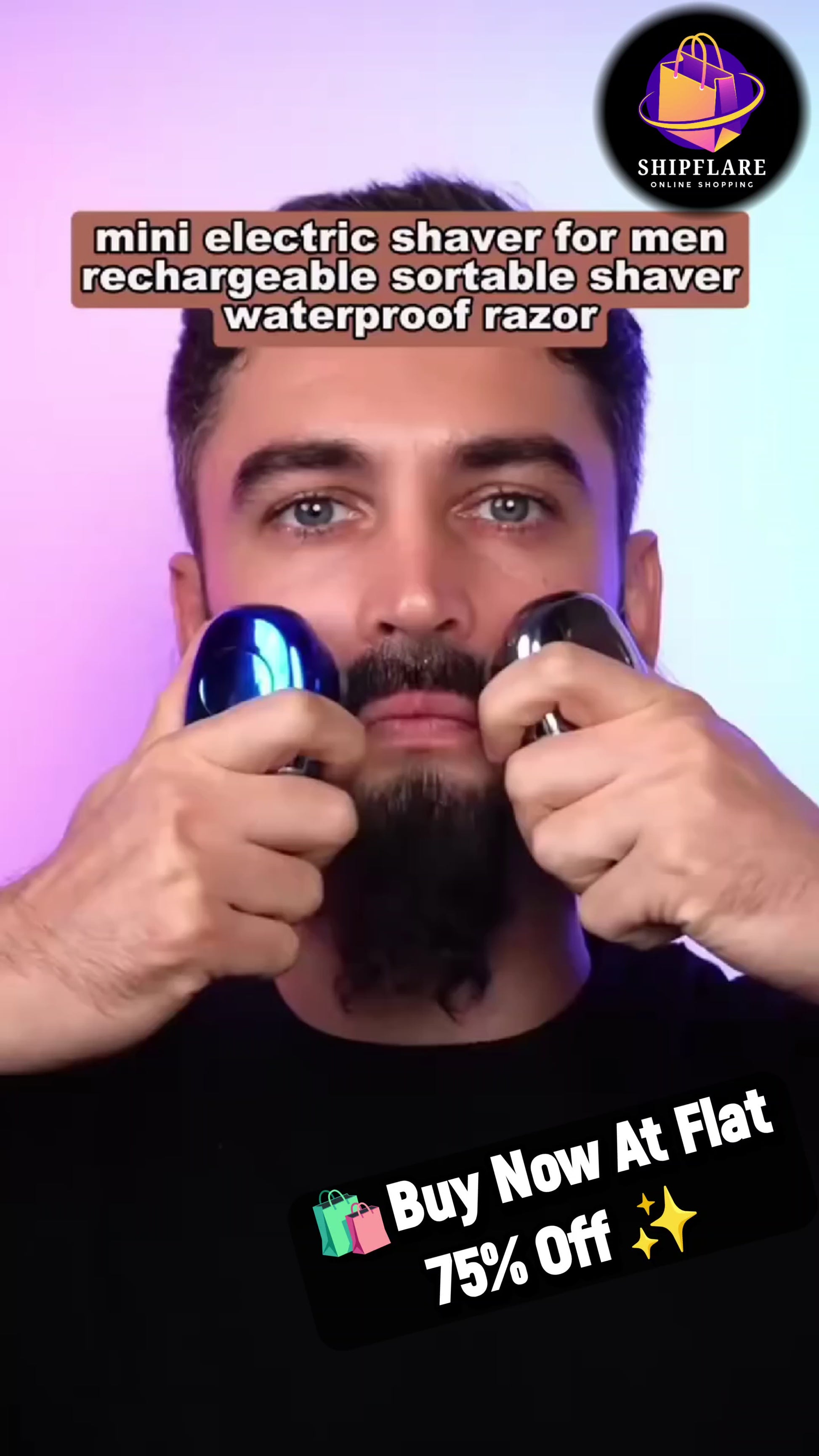 🧔⚡ Mini Portable Electric Shaver – Power in Your Pocket!